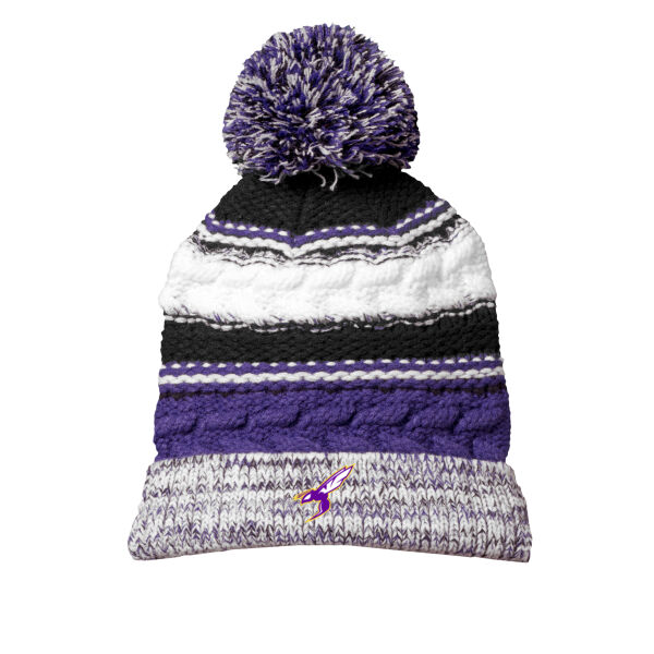 E1 - Sport Tek STC21 Pom Pom Team Beanie Thumbnail