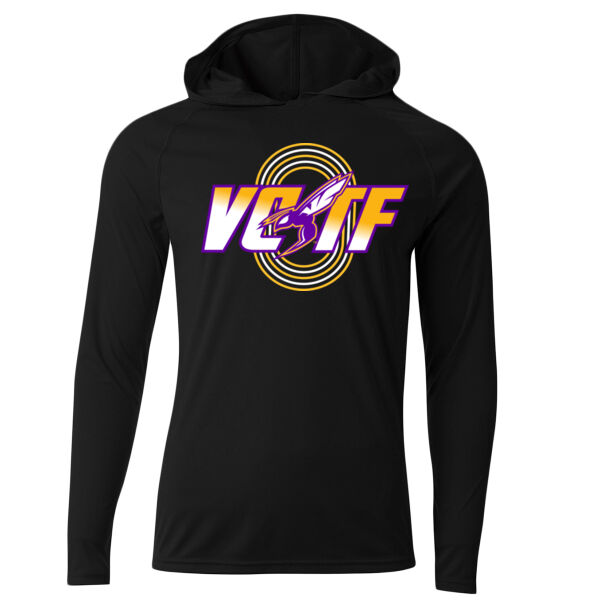 D1/D2 - A4 N3409 Men's Cooling Performance Long-Sleeve Hooded T-shirt Thumbnail